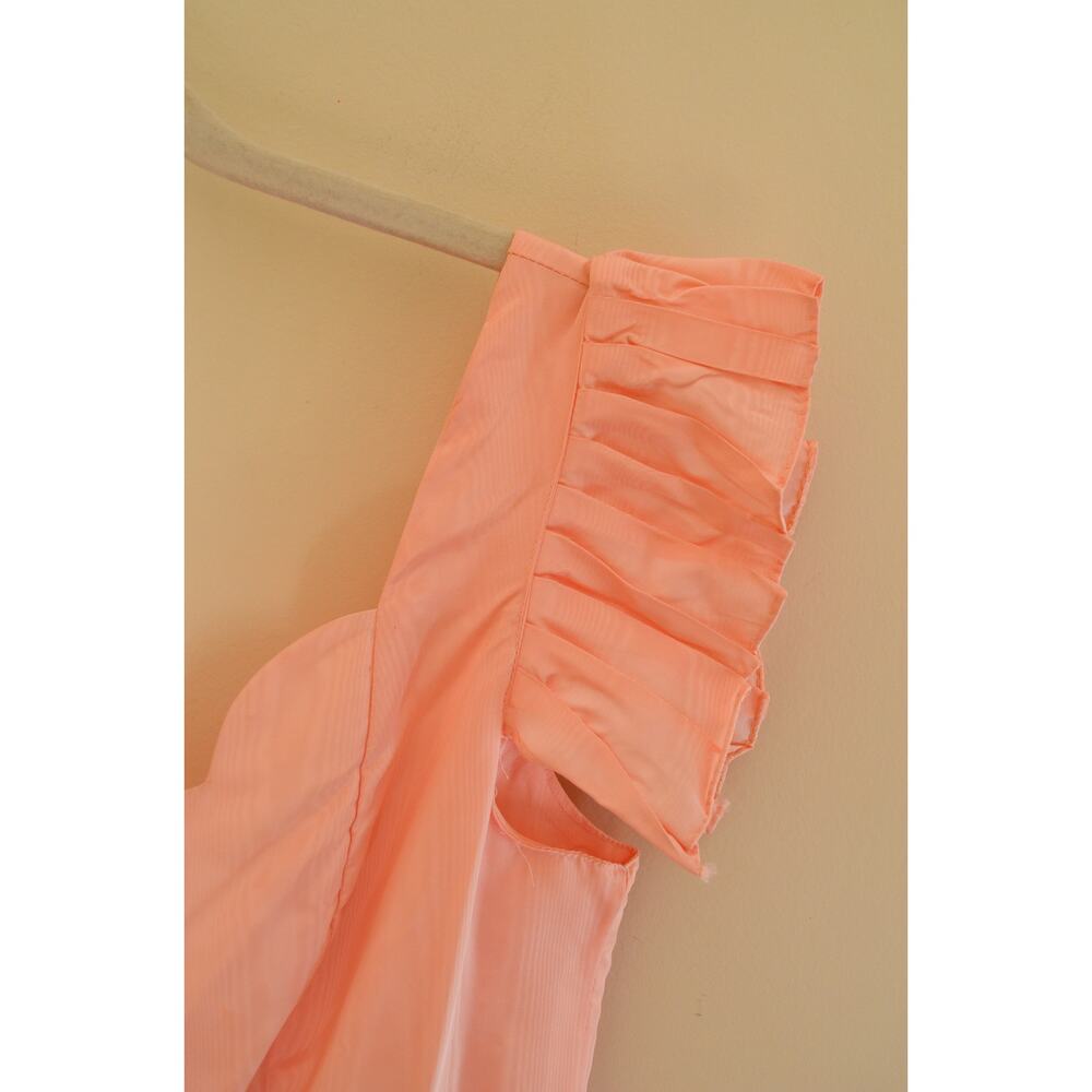 Vintage Pink Taffeta Party Dress Size Small - Picture 6 of 9
